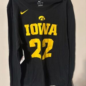 Nike Black and Yellow Graphic Tee